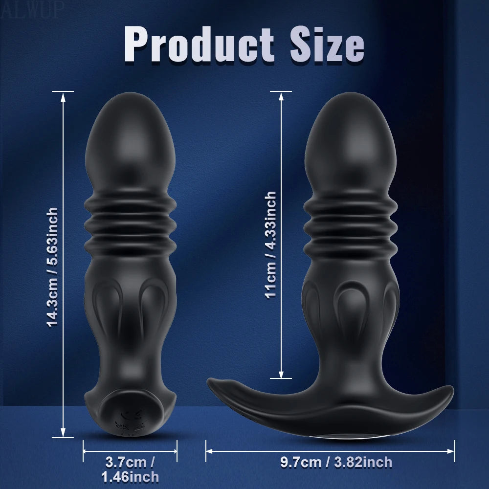 Anal Plug Vibrator Gay Massager Anal Toy Butt Plug Stimulator Masturbation Tools Penetration Anal Vagina Vibrator