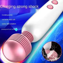 360-degree Rotary Strong Vibration Av Stick for Women Masturbation Vibrator Wand Massager Sex Toy