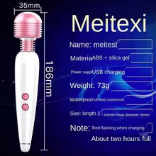 360-degree Rotary Strong Vibration Av Stick for Women Masturbation Vibrator Wand Massager Sex Toy