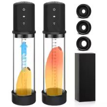 Penis Pump Vacuum Sucking Vibrator Enlargement Extend Delay Stamina Penis Trainer Masturbators Cup Dick Pump Adult Sex Toys Men