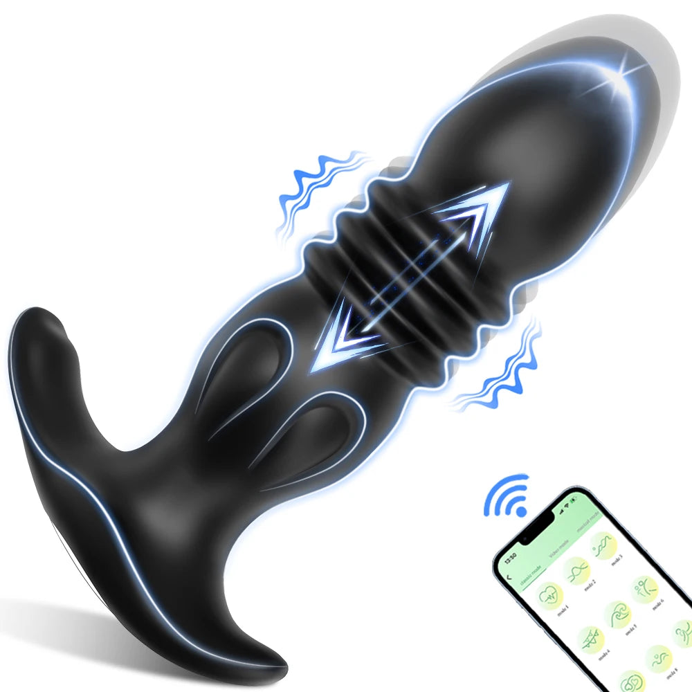 Anal Plug Vibrator Gay Massager Anal Toy Butt Plug Stimulator Masturbation Tools Penetration Anal Vagina Vibrator